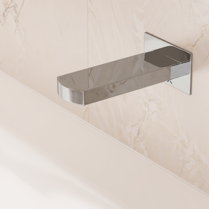 Crosswater Wisp Wall Mounted Bath Spout - Chrome