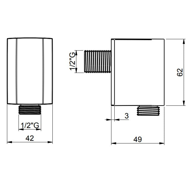 Crosswater MPRO Shower Slide Rail Kit