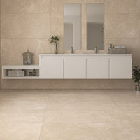 Amore Cream Satin Porcelain Wall & Floor Tile