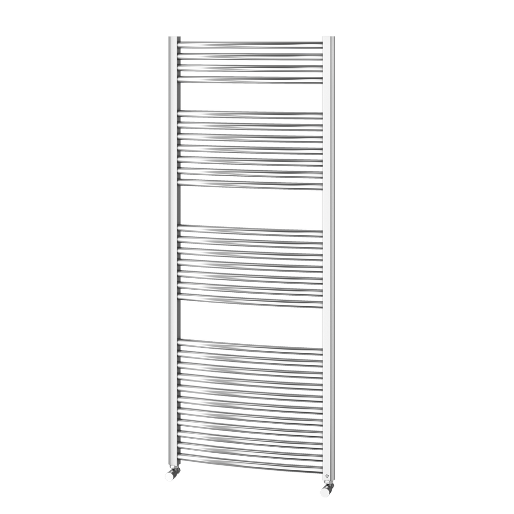 Aqualla Luca Curved Heated Towel Rail - 1500mm x 600mm