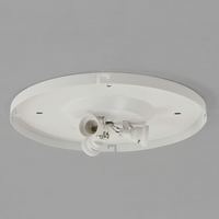 Astro 3-Way Plate Ceiling Light - Matt White - Bathroom