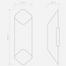 Astro Ako Phase Wall Light - 420mm High - Bathroom Lighting