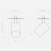 Astro Aqua Recessed Ceiling Light - Matt White - Bathroom