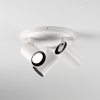 Astro Aqua Triple Round Wall/Ceiling Light - Matt White