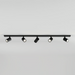 Astro Ascoli Five Bar Ceiling Light - Matt Black - Bathroom
