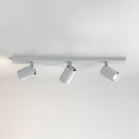 Astro Ascoli Triple Bar Ceiling Light - Textured White