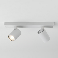Astro Ascoli Twin Ceiling Light - Textured White - Bathroom