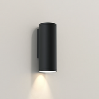 Astro Ava Single Wall Light - Textured Black - Bathroom