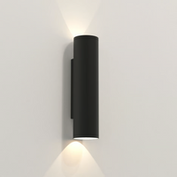 Astro Ava Twin Wall Light - 300mm High - Textured Black