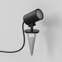 Astro Bayville Spike Spot Floor Light - Textured Black