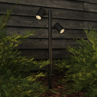 Astro Bayville Spike Spot Twin Floor Light - 900mm High