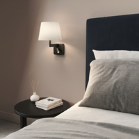 Astro Beaumont Reader Wall Light - Matt Black - Bathroom