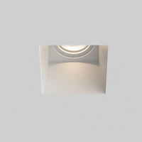 Astro Blanco Square Fixed Interior Ceiling Light - Plaster