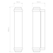 Astro Burlington Wall Light - 400mm High - Bathroom Lighting