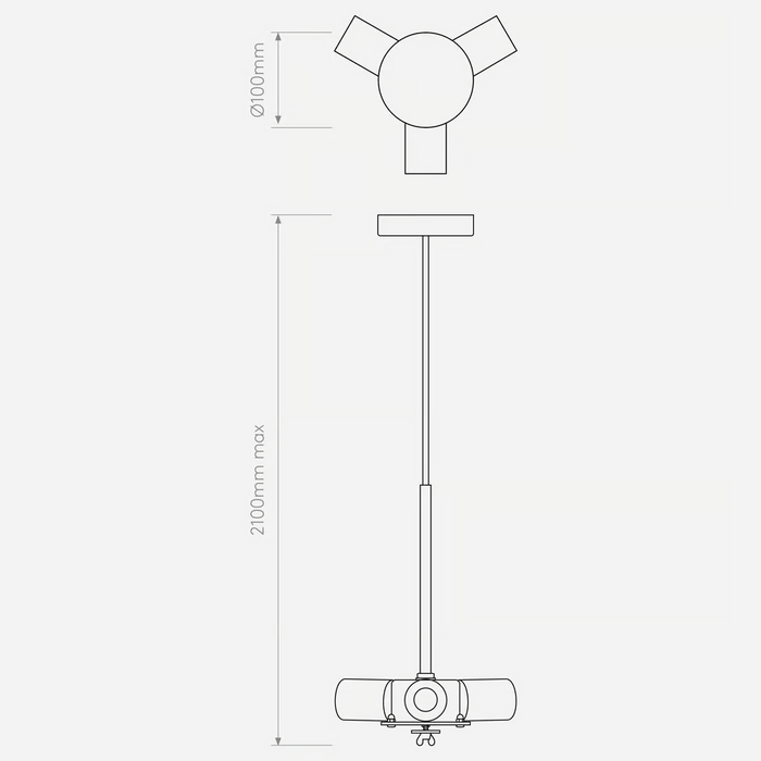 Astro Cambria Pendant Ceiling Light - Bathroom Lighting