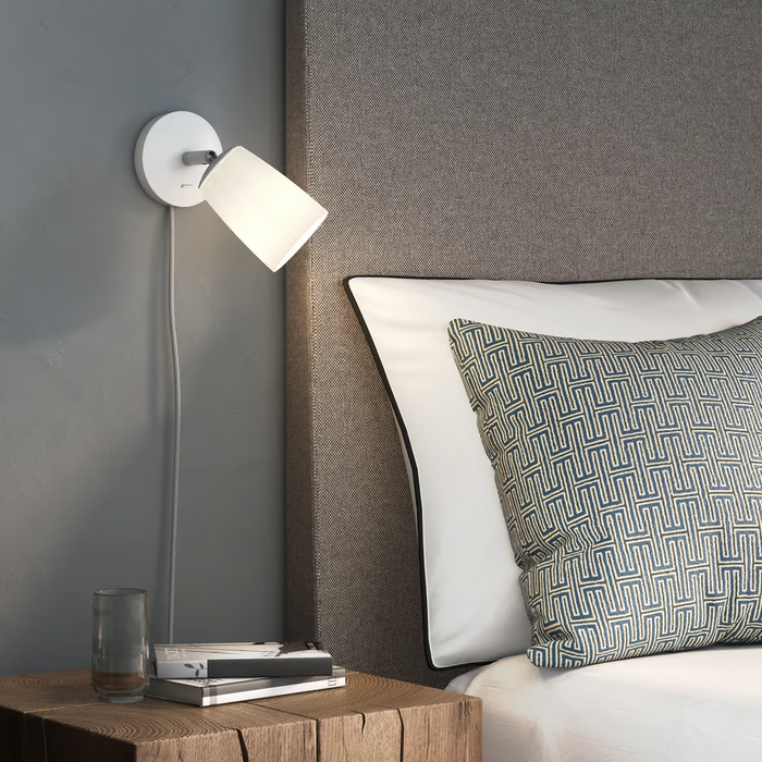 Astro Carlton Plug-In Wall Light - Porcelain - Bathroom