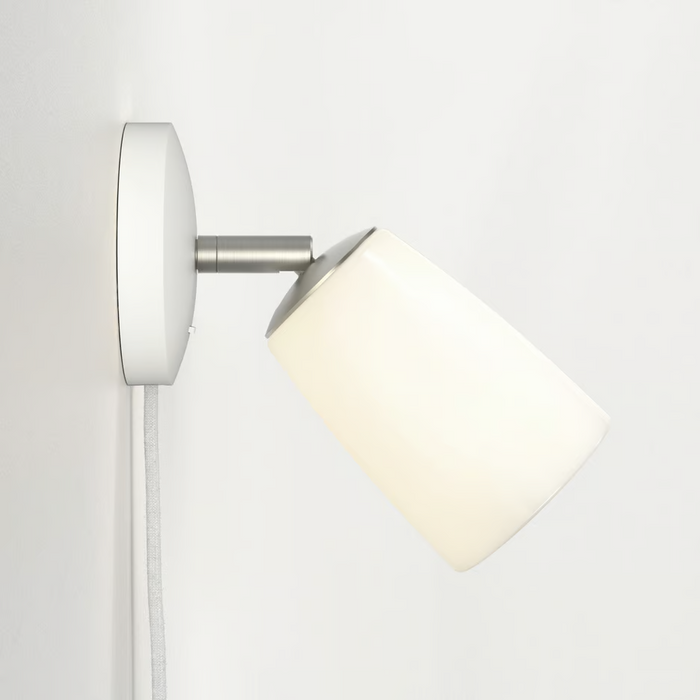 Astro Carlton Plug-In Wall Light - Porcelain - Bathroom