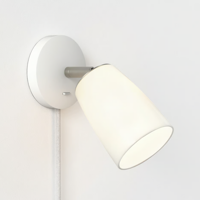 Astro Carlton Plug-In Wall Light - Porcelain - Bathroom