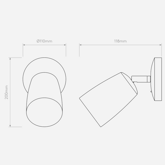 Astro Carlton Wall Light - Porcelain - Bathroom Lighting