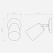 Astro Carlton Wall Light - Porcelain - Bathroom Lighting