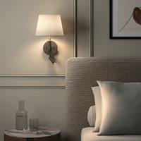 Astro Club Reader Wall Light - Bronze/Natural Brass