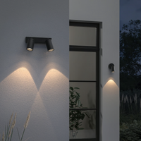 Astro Dartmouth Spot Twin Wall Light - Textured Black