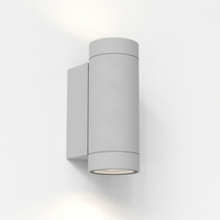 Astro Dartmouth Twin GU10 LED Wall Light - Textured Grey