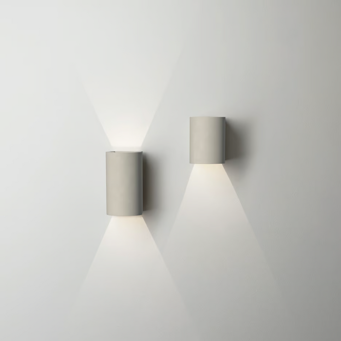 Astro Dunbar Concrete Cast LED Wall Light - 160mm High