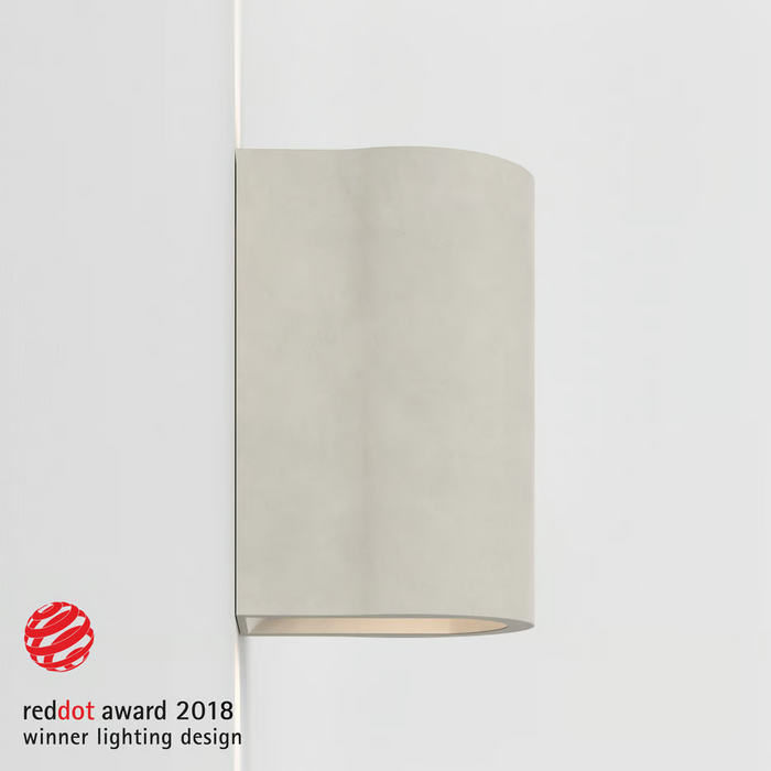 Astro Dunbar Concrete Cast LED Wall Light - 160mm High