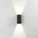 Astro Dunbar LED Wall Light - 160mm High - Textured Black