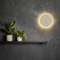 Astro Eclipse Round LED Wall Light - Matt Concrete