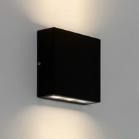 Astro Elis Twin LED Wall Light - Textured Black - Bathroom