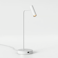Astro Enna Desk USB C Charging Port - Matt White - Bathroom