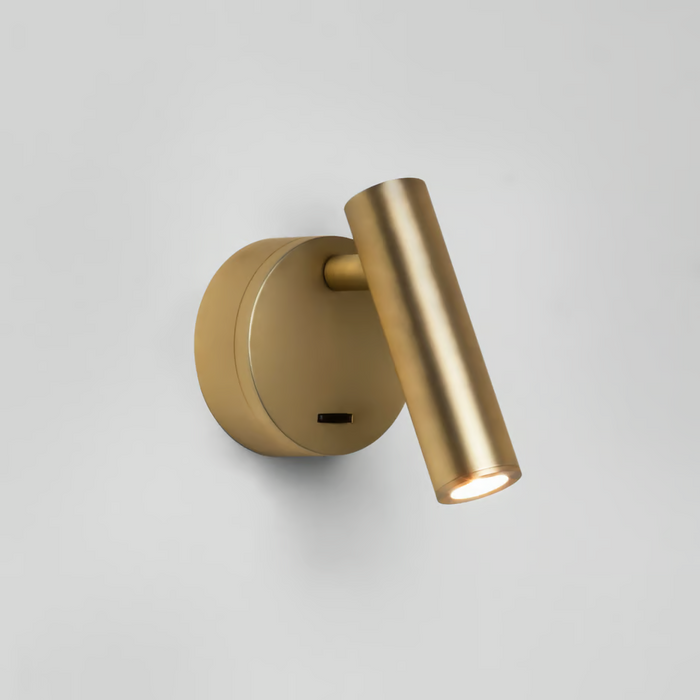 Astro Enna Surface LED Wall Light - Matt Gold - Bathroom