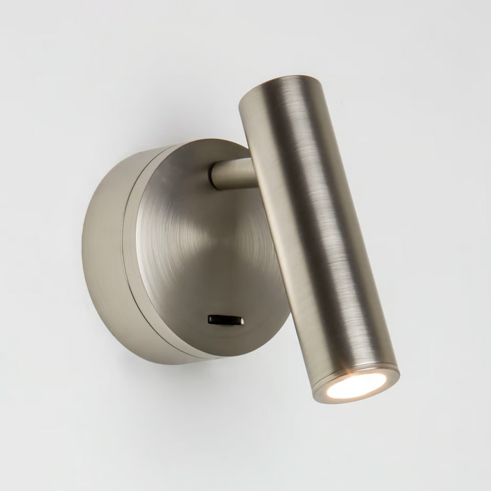 Astro Enna Surface LED Wall Light - Matt Nickel - Bathroom