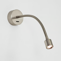 Astro Fosso Switched LED Wall Light - Matt Nickel