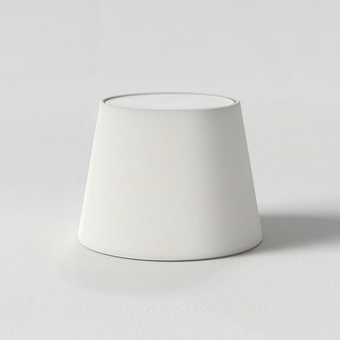 Astro French Drum Shade - Ø220mm - White Fabric - Bathroom