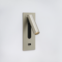 Astro Fuse 3 USB Reading Wall Light - Matt Nickel