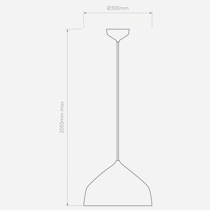 Astro Ginestra Pendant Ceiling Light - Ø300mm - Bathroom