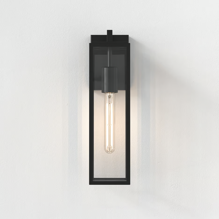 Astro Harvard Lantern Wall Light - Textured Black