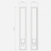 Astro Harvard Wall Light - 500mm High - Natural Brass