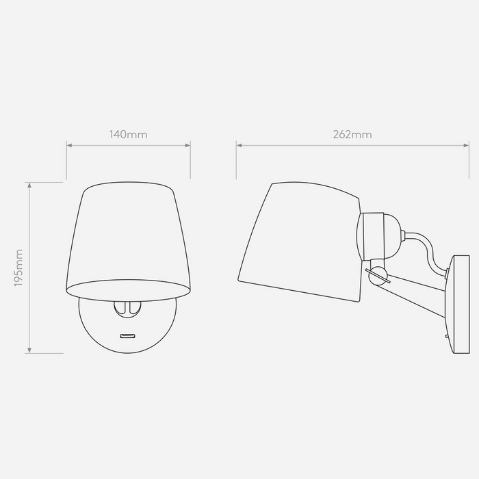 Astro Imari Adjustable Wall Light - Bathroom Lighting