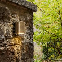 Astro Jura Single Wall Light - Solid Brass - Bathroom