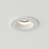Astro Kos Recessed Ceiling Light - Matt White - Bathroom