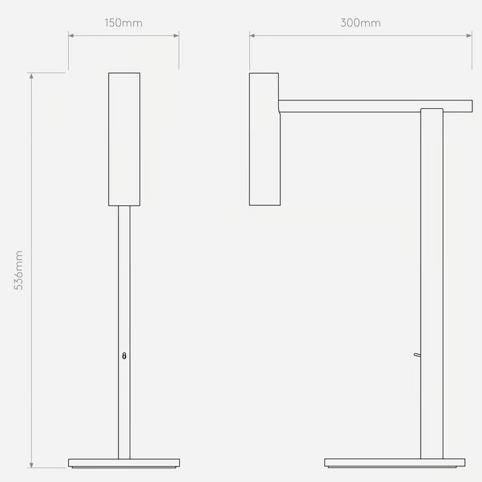Astro Leda Desk Light - Matt Black - Bathroom Lighting