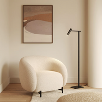 Astro Leda Floor Light - Matt Black - Bathroom Lighting