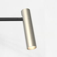 Astro Leda Round Shade - Matt Nickel - Bathroom Lighting