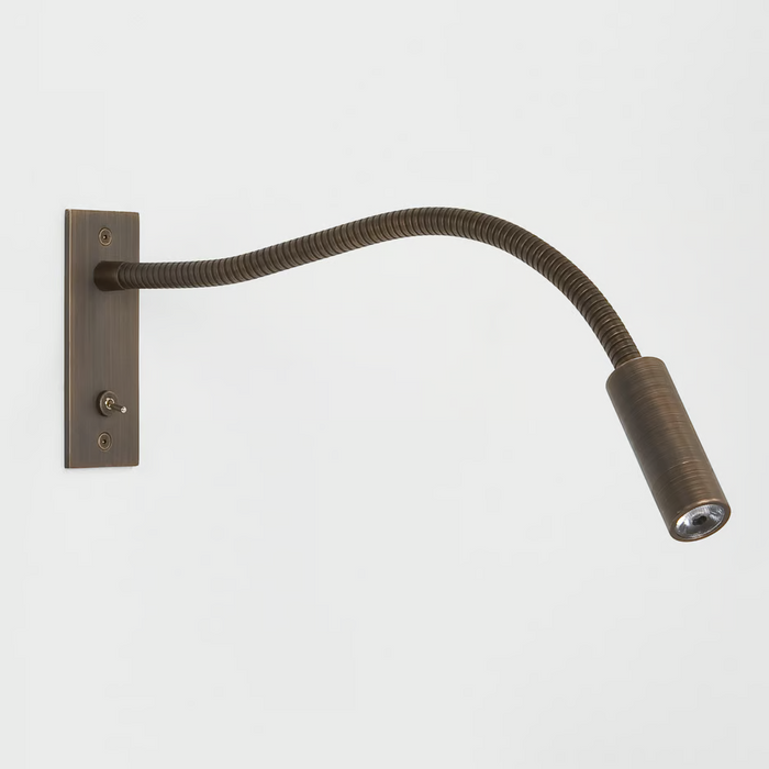 Astro Leo Switched Reading LED Wall Light - Bronze
