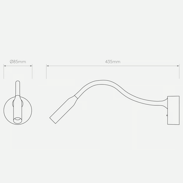Astro Lucca Surface Reading Ceiling/Wall Light - Bathroom