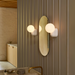 Astro Lyra Single Wall Light - Gloss Glaze White - Bathroom